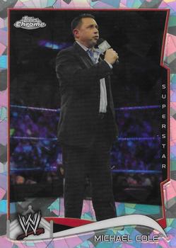 2014 Topps Chrome WWE - Atomic Refractors #32 Michael Cole Front