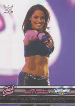 2014 Topps WWE Road to Wrestlemania - The Queen of Wrestlemania #7 Trish Stratus Front