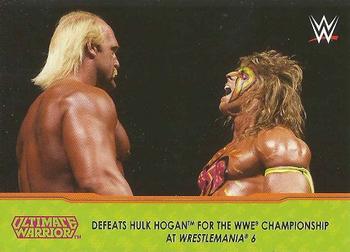 2014 Topps WWE Road to Wrestlemania - Ultimate Warrior Tribute #4 The Ultimate Warrior Front