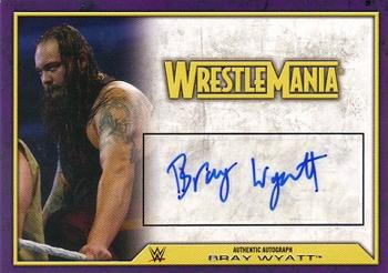 2014 Topps WWE Road to Wrestlemania - Wrestlemania Autographs #1 Bray Wyatt Front