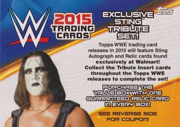 2015 Topps WWE #NNO Coupon Front