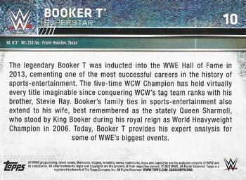 2015 Topps WWE #10 Booker T Back