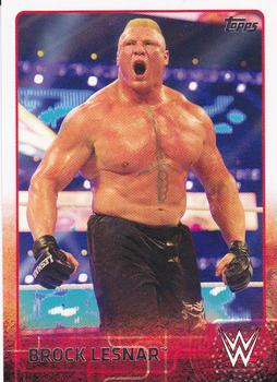 2015 Topps WWE #13 Brock Lesnar Front