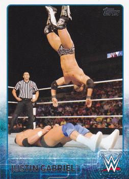 2015 Topps WWE #43 Justin Gabriel Front