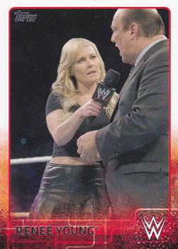 2015 Topps WWE #60 Renee Young Front