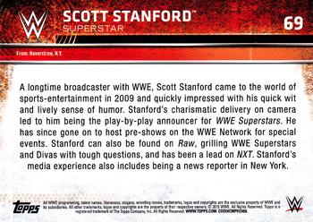 2015 Topps WWE #69 Scott Stanford Back