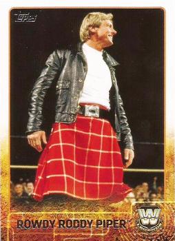2015 Topps WWE #97 Rowdy Roddy Piper Front
