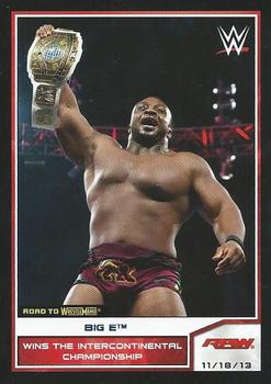 2014 Topps WWE Road to Wrestlemania - Blue #55 Big E Front