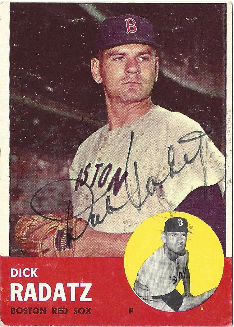 1963 Topps #363 Dick Radatz Front