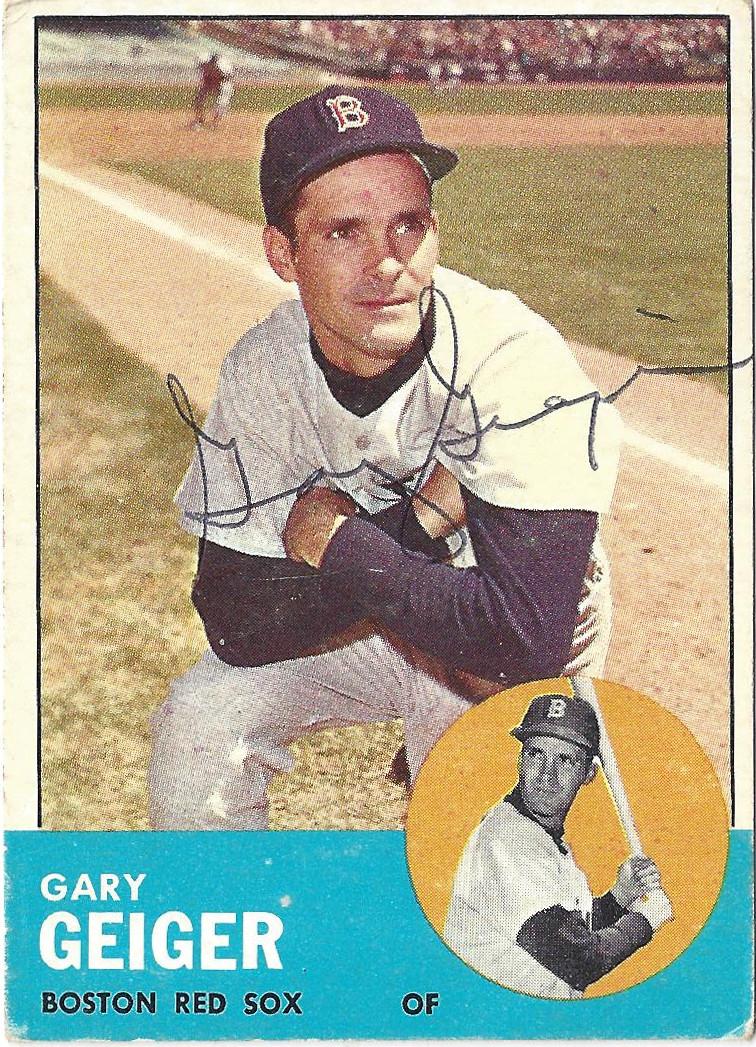 1963 Topps #513 Gary Geiger Front