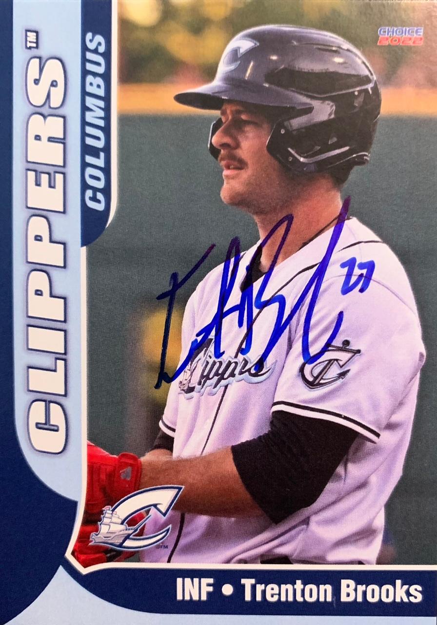 2022 Choice Columbus Clippers #6 Trenton Brooks Front
