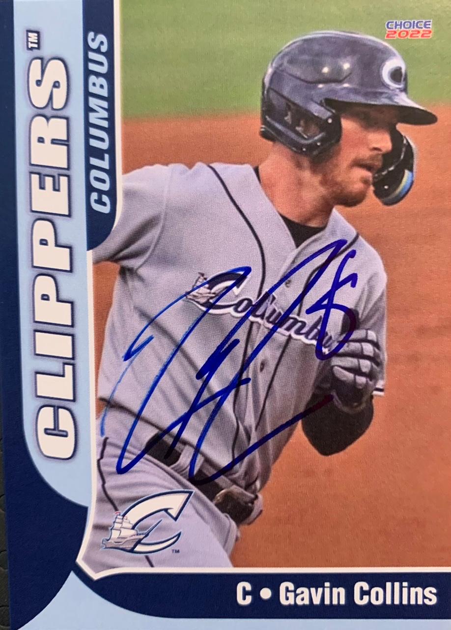 2022 Choice Columbus Clippers #9 Gavin Collins Front