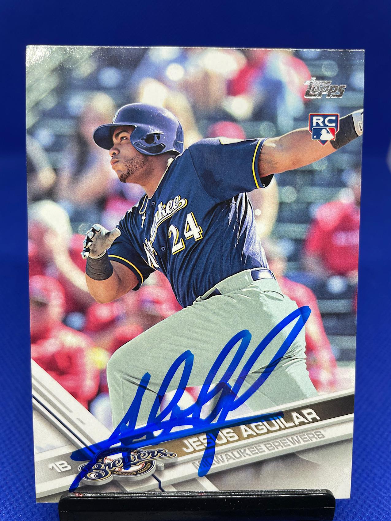 2017 Topps #503 Jesus Aguilar Front