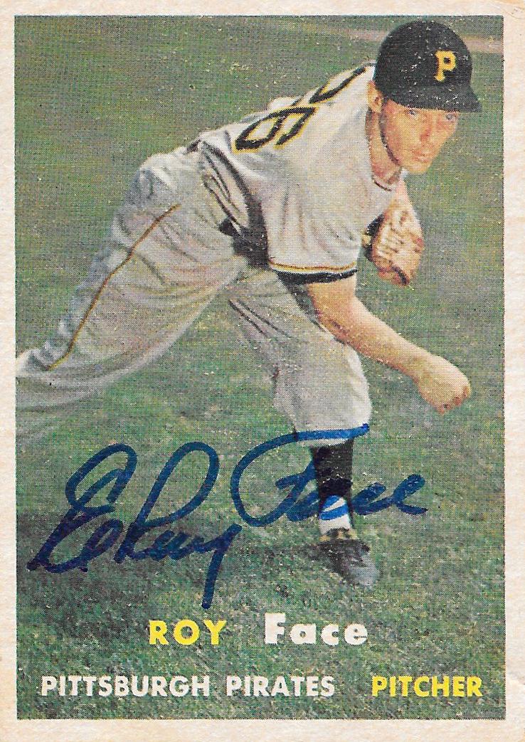 1957 Topps #166 Roy Face Front
