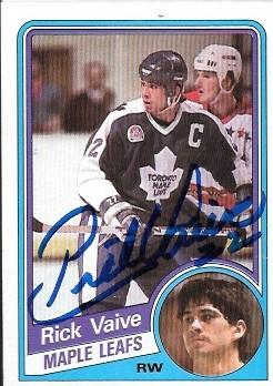 1984-85 Topps #138 Rick Vaive Front