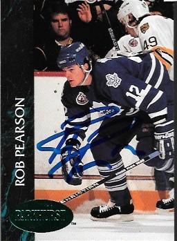 1992-93 Parkhurst - Emerald Ice #414 Rob Pearson Front