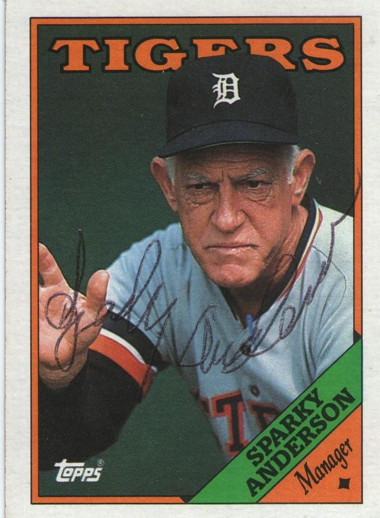 1988 Topps #14 Sparky Anderson Front