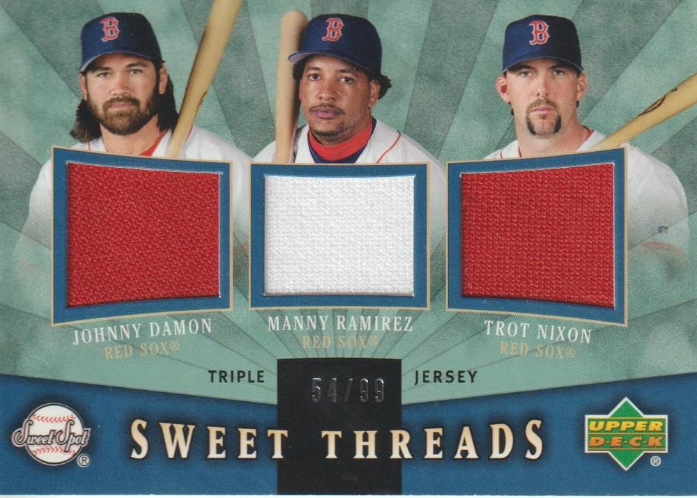 2004 Upper Deck Sweet Spot Manny Ramirez Boston Red Sox Card # 54