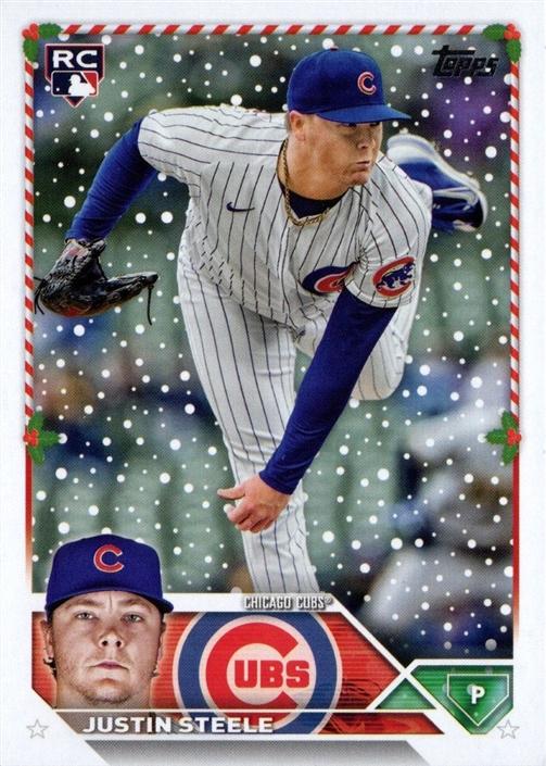 2023 Topps Holiday #H191 Justin Steele | Trading Card Database