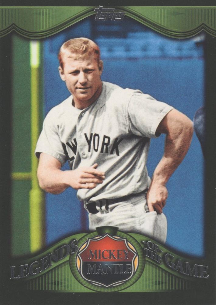2009 Topps - Legends of the Game #LG20 Mickey Mantle | Trading Card ...