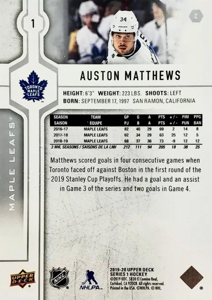 Auston Matthews Hockey Cards