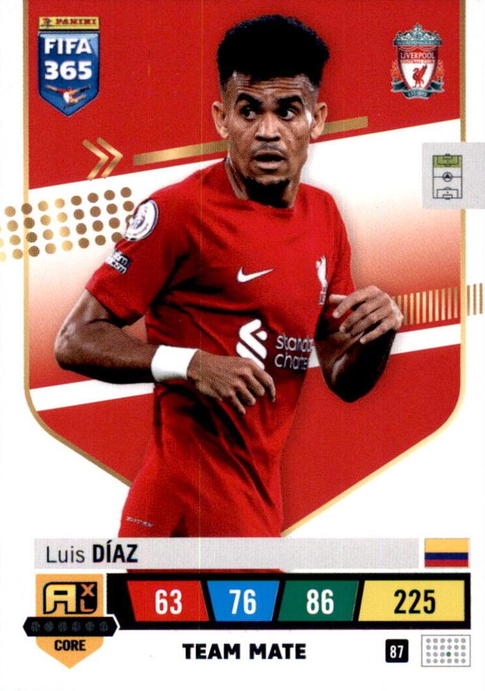 2023 Panini Adrenalyn XL FIFA 365 #87 Luis Díaz | Trading Card Database