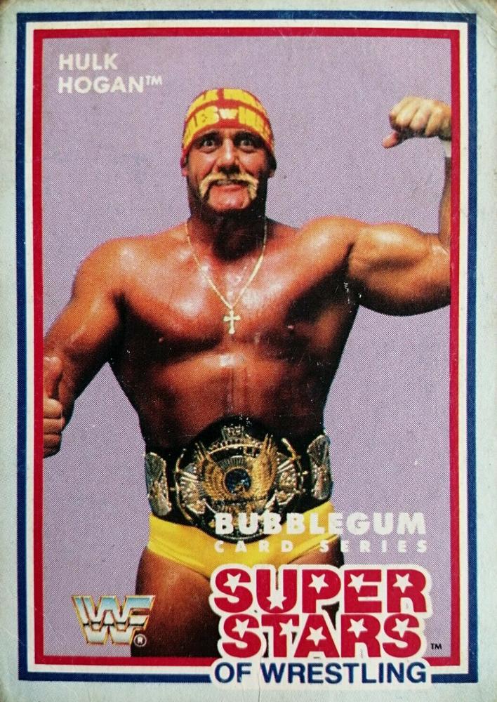 1989 Market Scene WWF Superstars of Wrestling Series 2 #1 Hulk Hogan ...