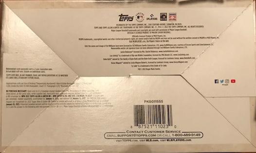 2022 Topps Allen & Ginter Hobby Box